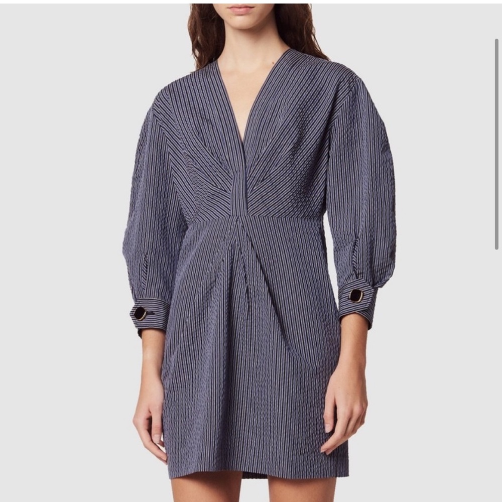 Sandro Striped Mini Dress